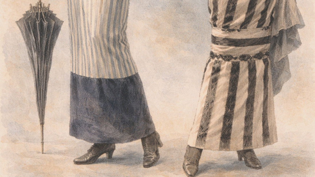 Der Humpelrock um 1910 – Die extremste Mode der Edwardian-Zeit