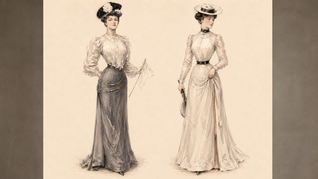 Vom Tournürenkleid zum Glockenrock – Wie die Silhouette der 1890er Jahre entstand