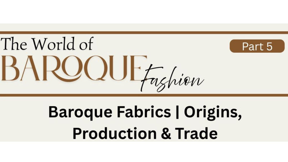 Luxusstoffe der Barockmode – Herkunft, Herstellung und Handel Teil 5 der Serie: Die Barockmode