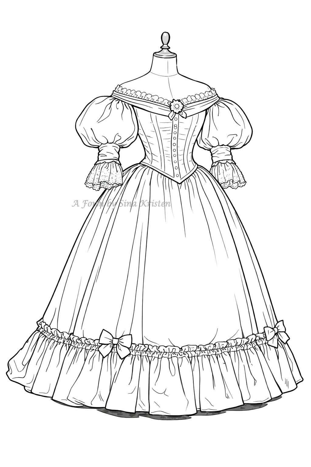 Die Geschichte hinter dem Kleid Nr.4  Frühe Romantik, ca. 1830–1845, Frankreich