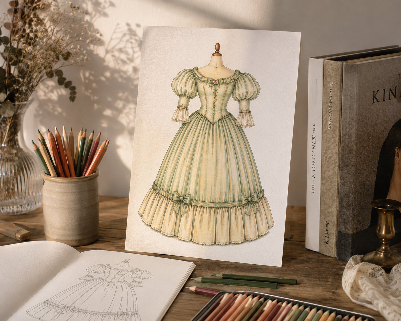 Die Geschichte hinter dem Kleid Nr.4  Frühe Romantik, ca. 1830–1845, Frankreich