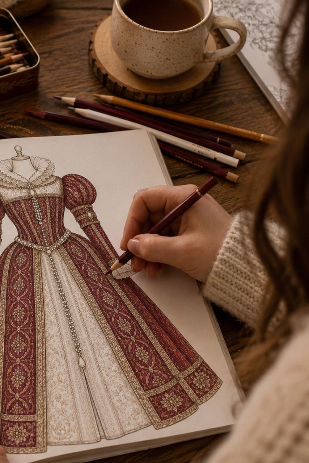 Die Geschichte hinter dem Kleid /Nr.14 Barockes Hofkleid ca. 1690–1720