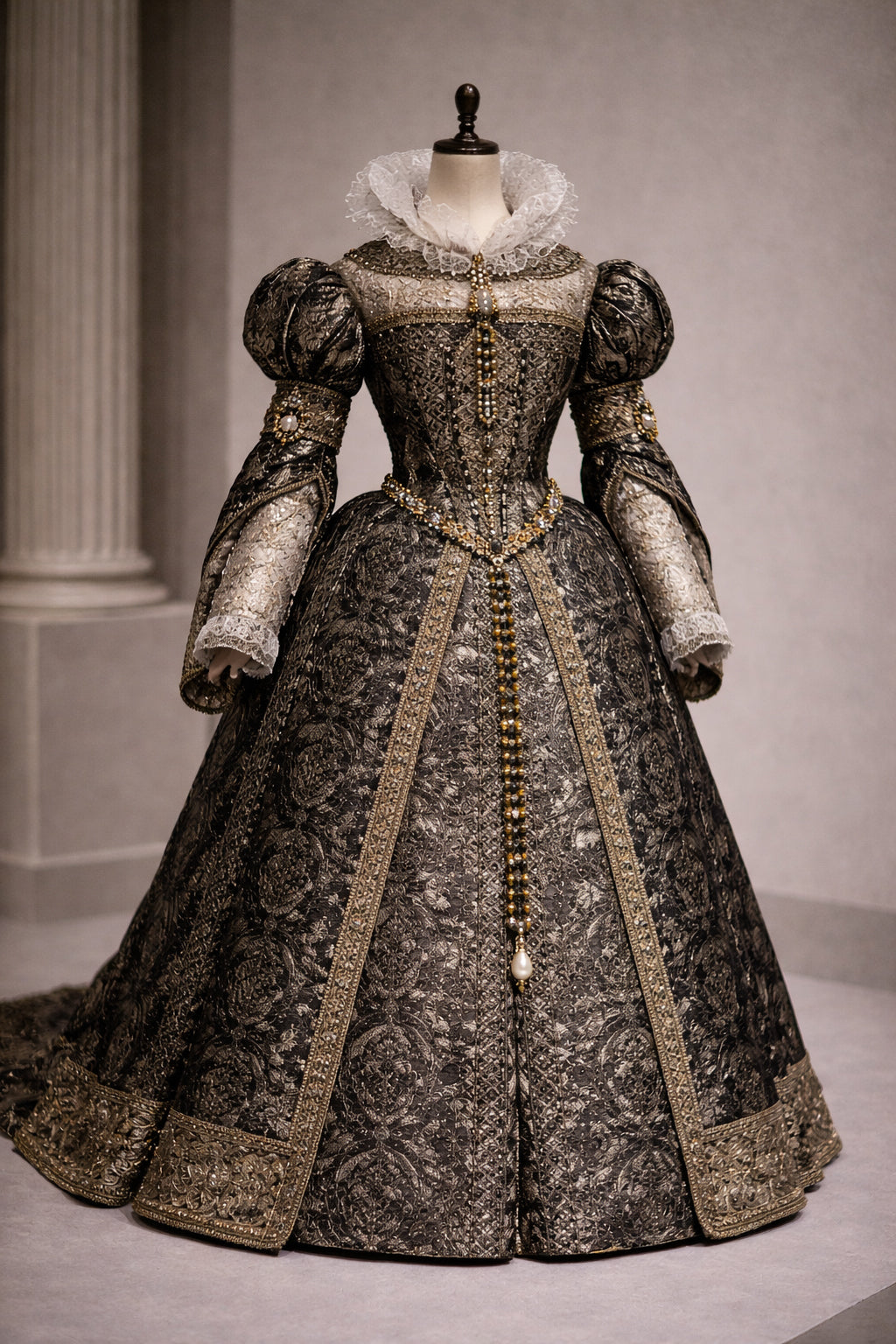 The story behind the dress / No. 6 Courtly ceremonial dress of the late Renaissance