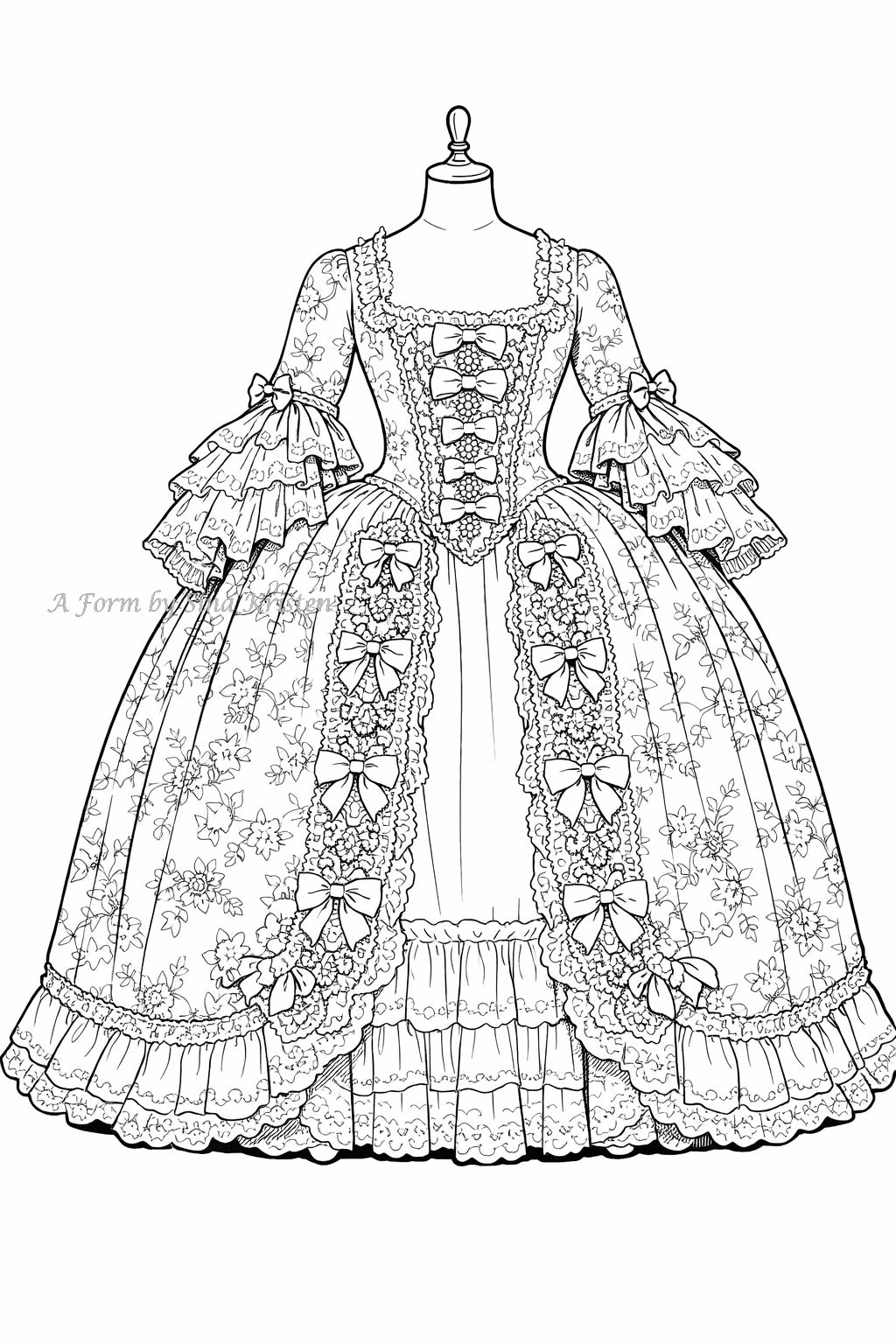 Die Geschichte hinter dem Kleid /Nr.15 Rococo