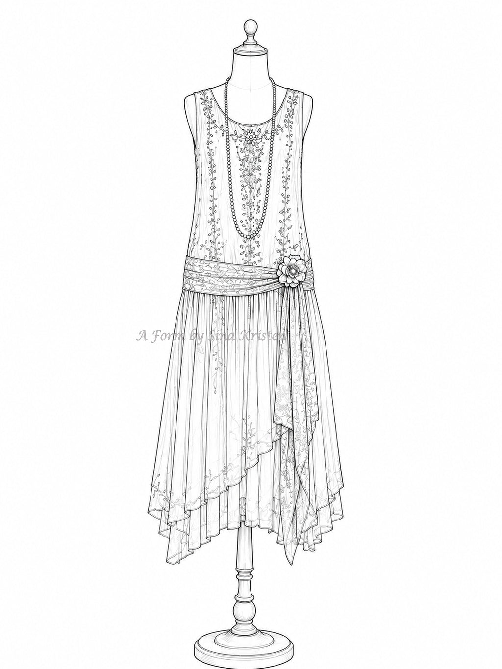 Die Geschichte hinter dem Kleid / Nr.20 1920er Jahre, ca. 1924–1928, Europa