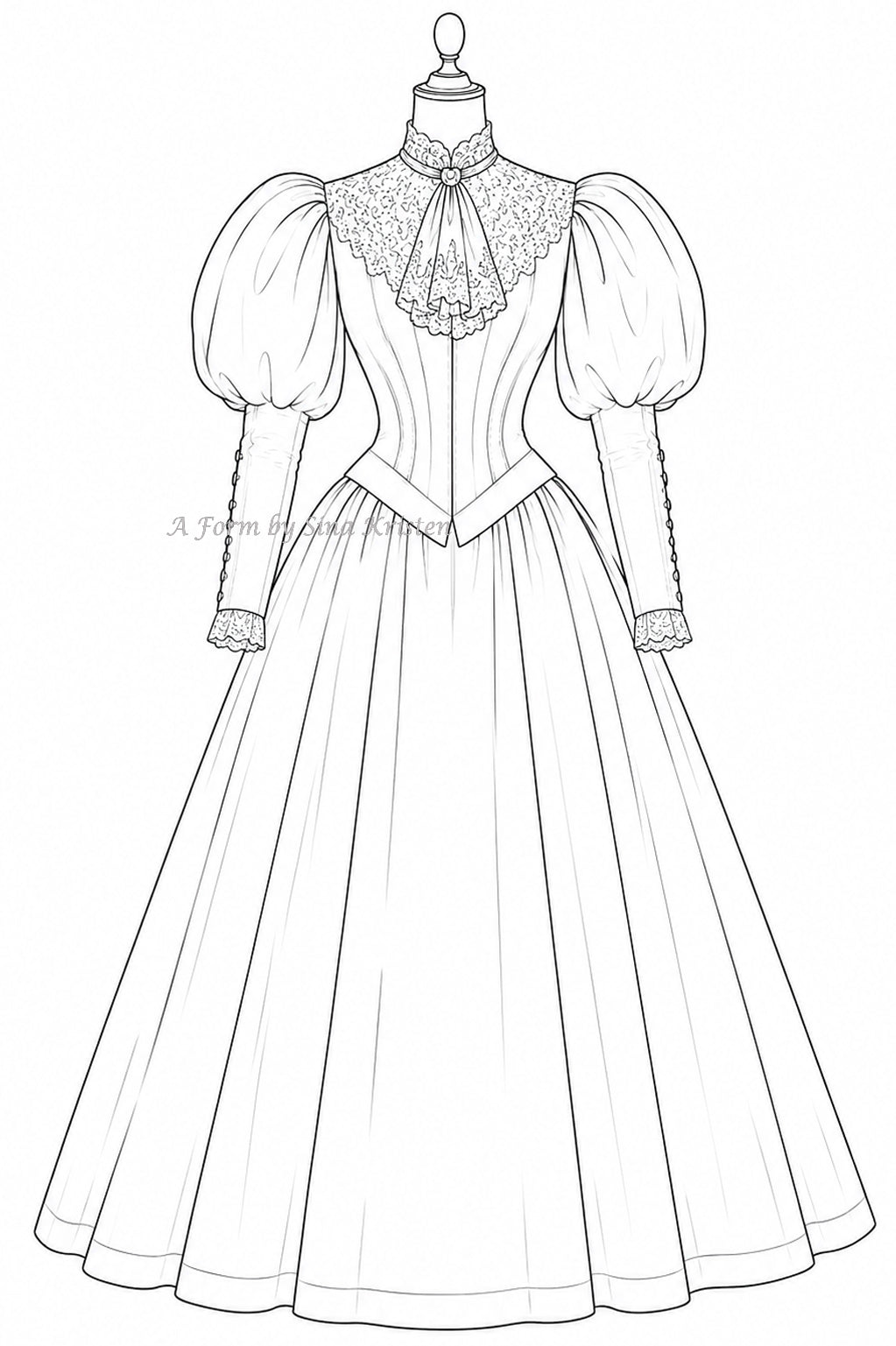 Die Geschichte hinter dem Kleid / Nr.21 Späte Viktorianische Mode, ca. 1895–1898
