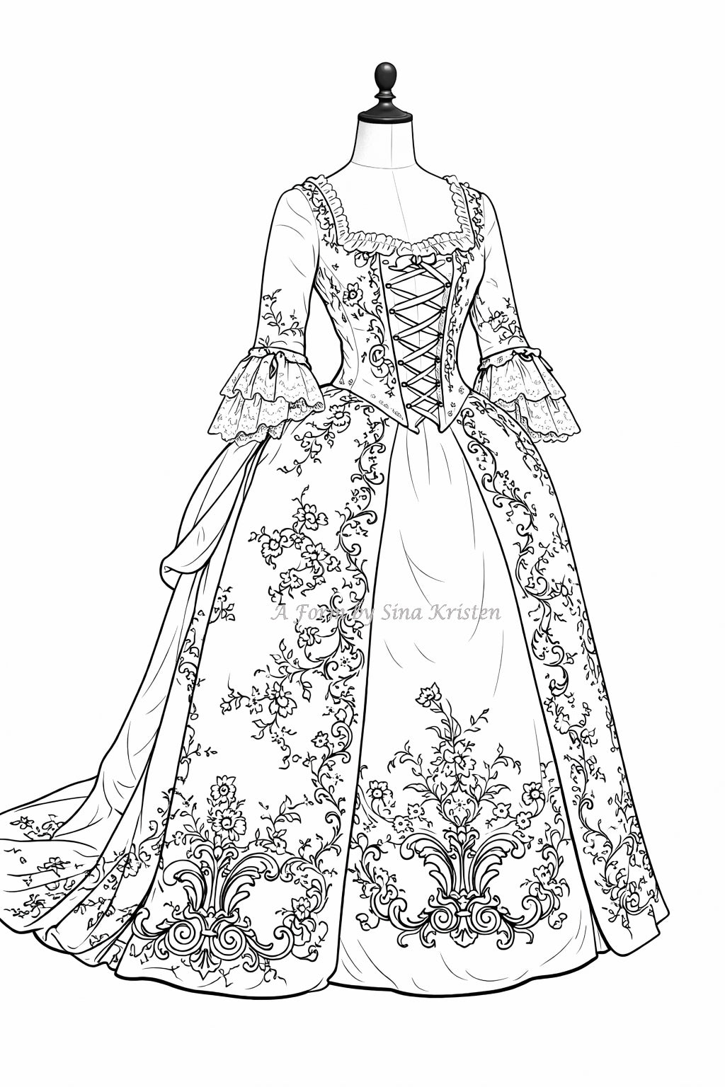 Die Geschichte hinter dem Kleid  Rokoko, ca. 1745–1765, Mitteleuropa – Eine Formstudie