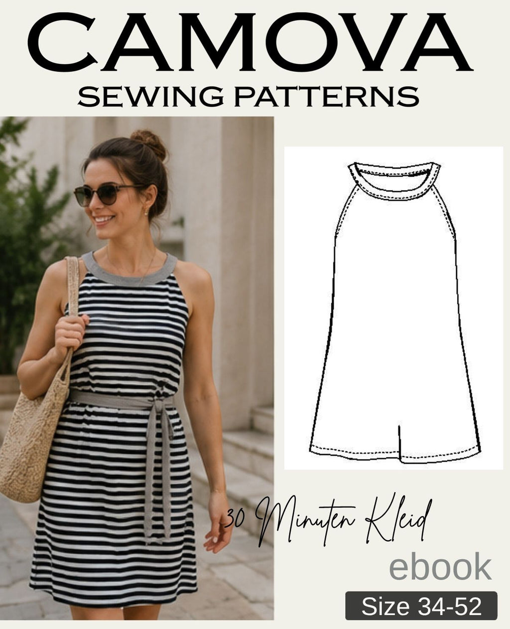 Schnittmuster 30-Minuten-Kleid | Damen Gr. 34–52 | PDF