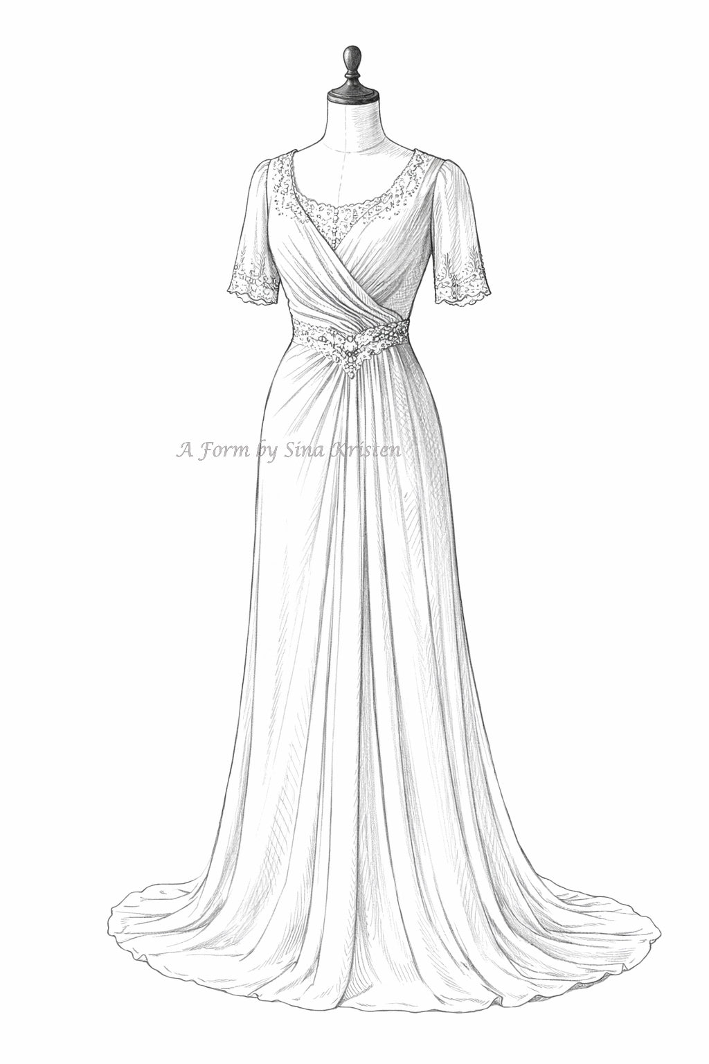 Die Geschichte hinter dem Kleid Nr.3 ca. 1908–1913, Deutschland (spätes Kaiserreich)