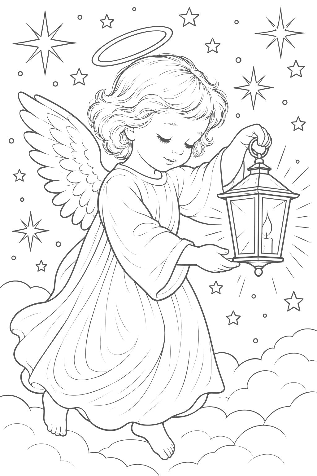 Nostalgische Weihnachten – 52 Ausmalbilder für Erwachsene