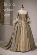 Die Geschichte hinter dem Kleid /Nr.14 Barockes Hofkleid ca. 1690–1720