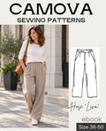 LIVA – Women's trousers with pockets & elastic waistband | PDF sewing pattern sizes 36–50