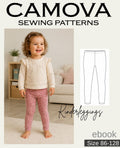 PDF sewing pattern kids' leggings | sizes 86–128