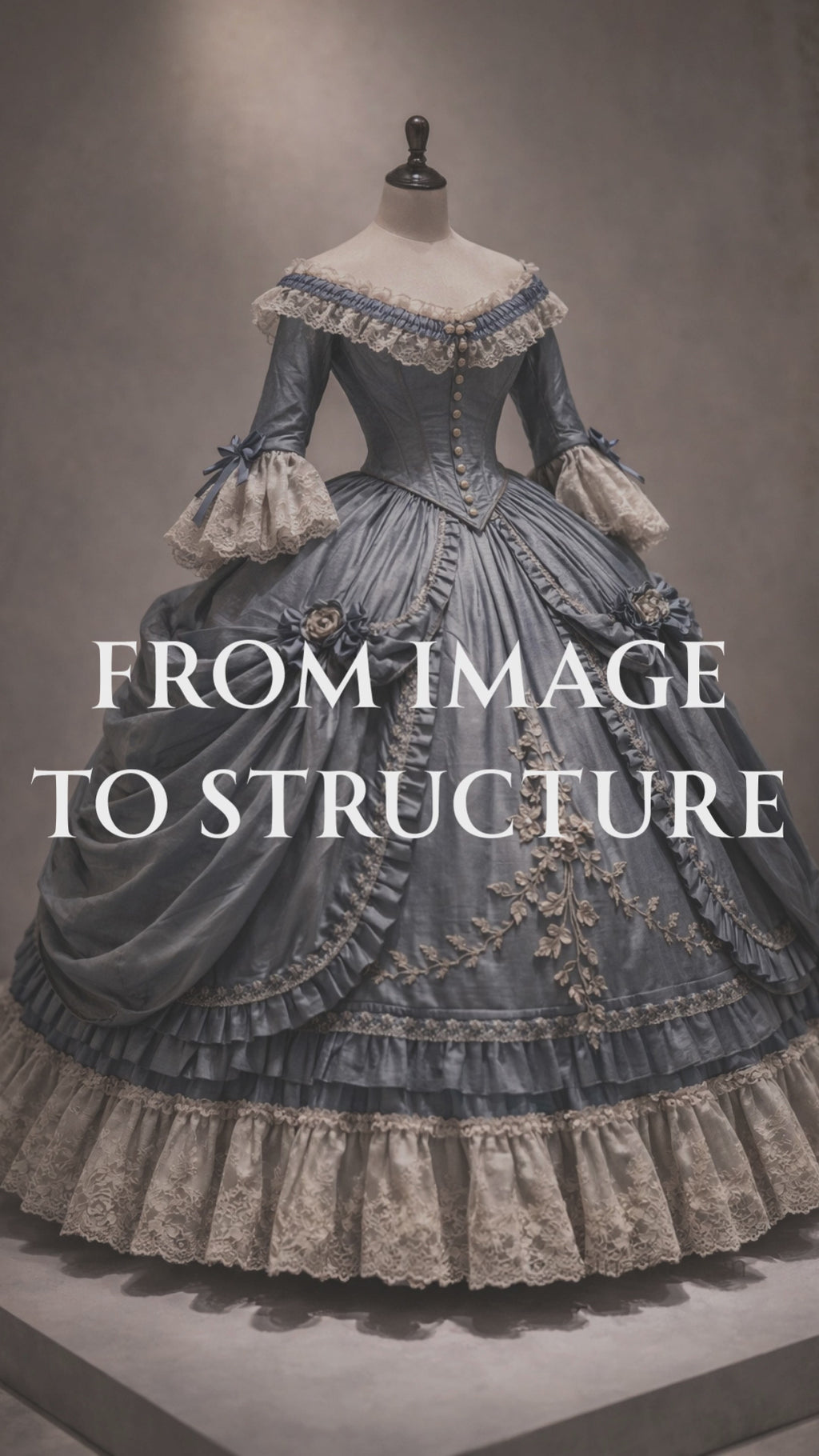 The Story Behind the Dress /No. 16 Victorian Crinoline, c. 1860, Europe