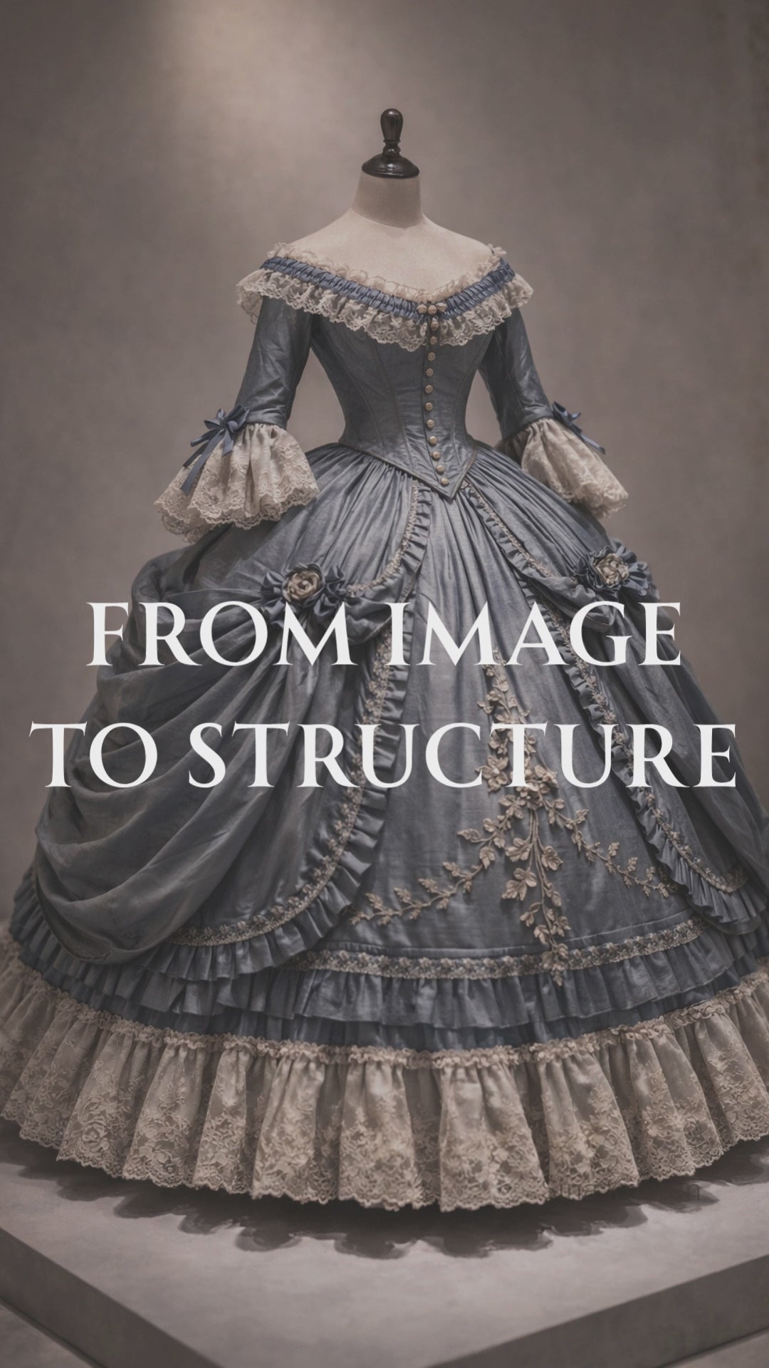 The Story Behind the Dress /No. 16 Victorian Crinoline, c. 1860, Europe
